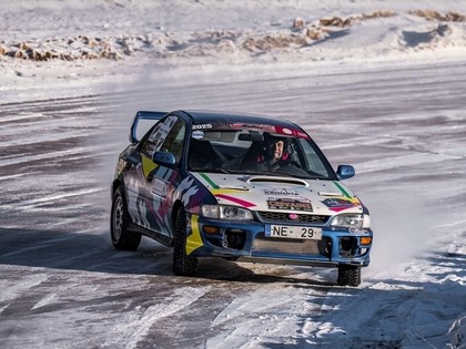 Vidzemes Ziemas autosprinta kausa otrais posms aizvadīts ekstremālos laikapstākļos