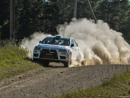 Utenas rallijā līderis Samsonas, Vorobjovs ceturtais