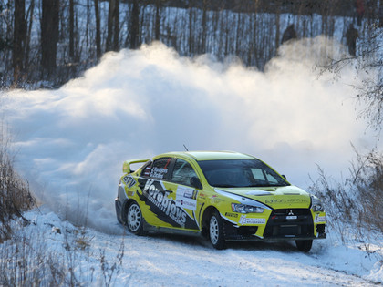 Vorobjovs triumfē Halls Winter Rally, Okartes Akadēmijas talantam pārsteidzoša debija (FOTO, VIDEO)