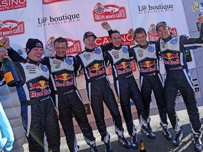 Montekarlo WRC uzvar Ožjē, Kubica paliek bez bremzēm un avarē pēc finiša (FOTO)