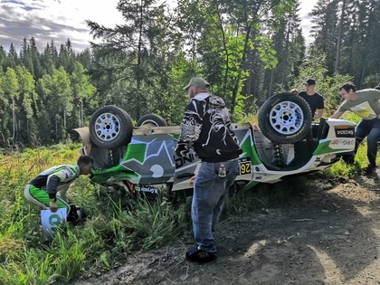 Somijas WRC treniņos ātrākais Rovanpera, Grjazinam avārija un rallijs beidzies