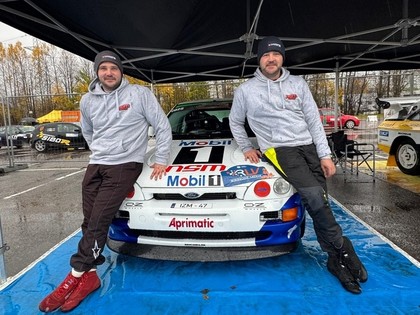 Brāļi Putniņi minirallijā 'Latvija' debitē ar leģendāro A grupas 'Ford Escort Cosworth'