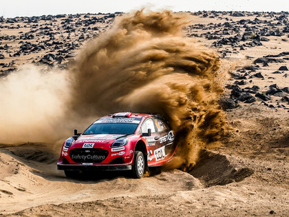 Sesks/Francis pēc Saūda Arābijas WRC otrās dienas ieņem trešo vietu